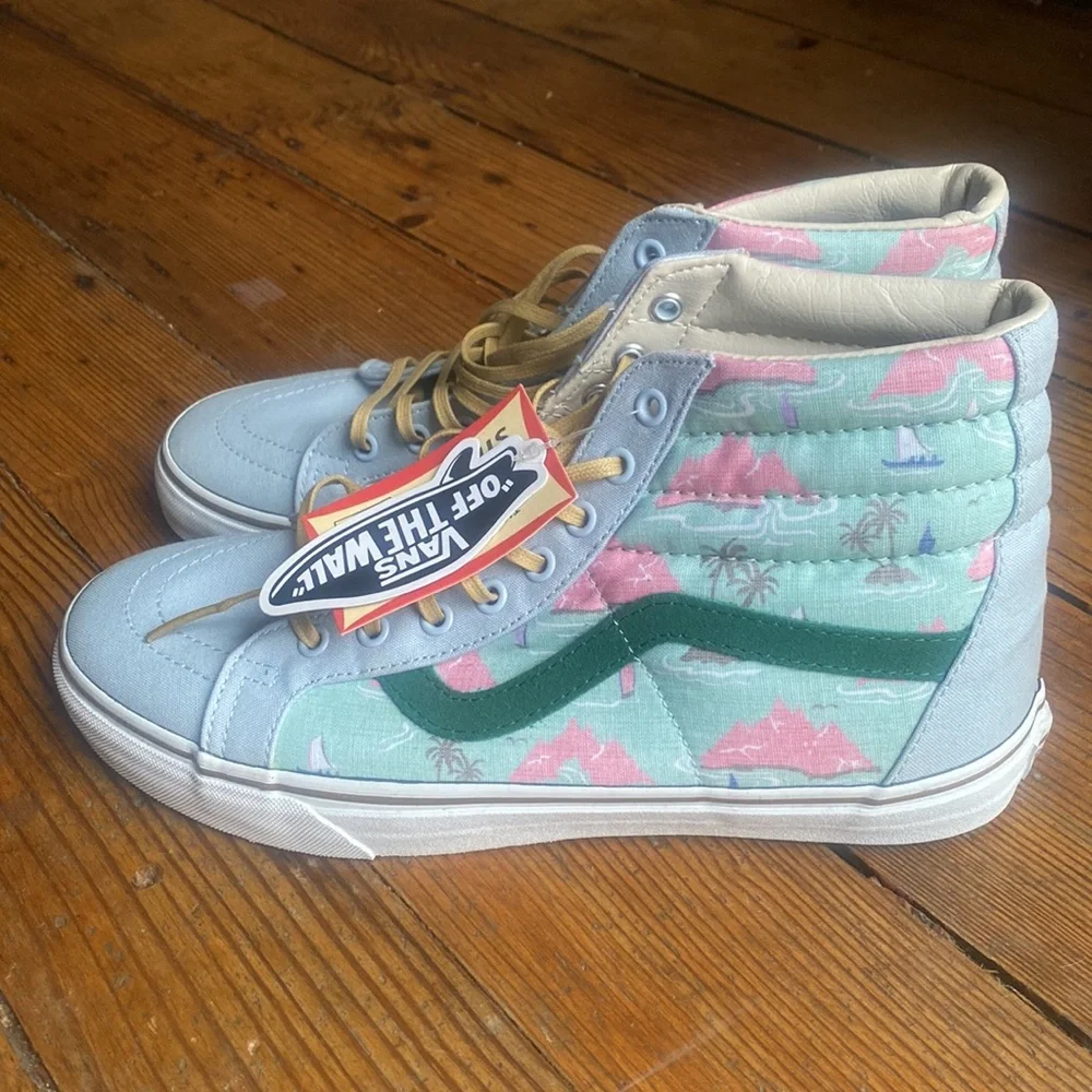 Vans Dane Reynolds Aloha Sk8-Hi men’s 10 New with original box $65 - Picture 2 of 11